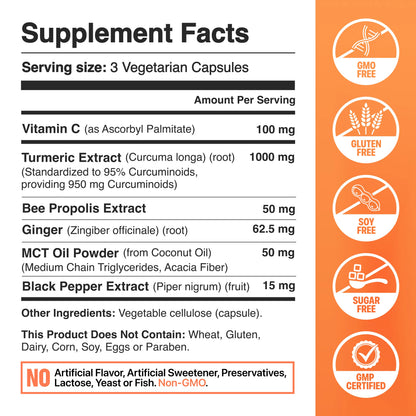 [First Order One-Time Bonus] FREE Turmeric Curcumin 95